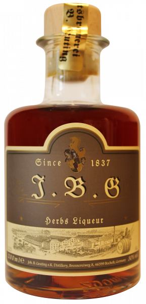 J.B.G Herbs Liqueur, 30% vol., 0,2l.